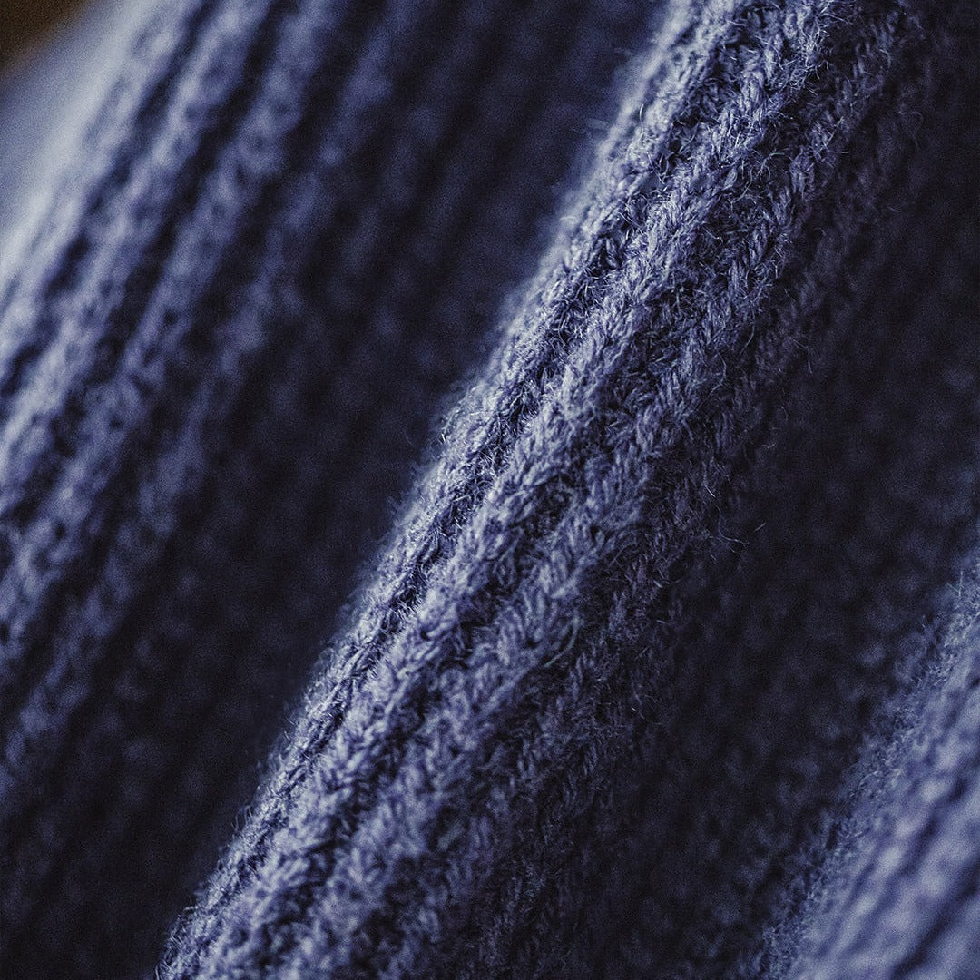 Harmony American Ribbed Pullover Striped Knit Cardigan Not easily Deformed Men's Sweater